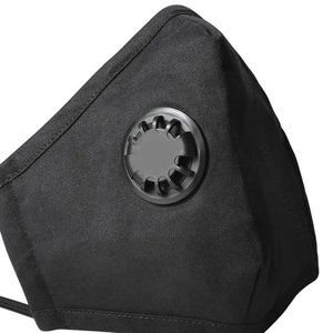 5 BRAND NEW NON MEDICAL WASHABLE & REUSABLE PM2.5 FACE MASKS W/ BREATHING VALES